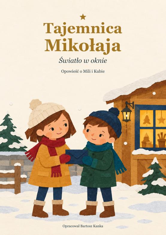 Okładka książeczki Tajemnica Mikołaja: Światło w oknie